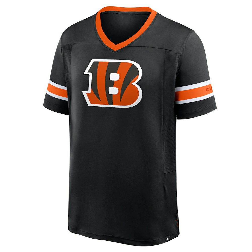 Cincinnati Bengals Hometown Premium Hashmark V-Neck T-Shirt - Black online