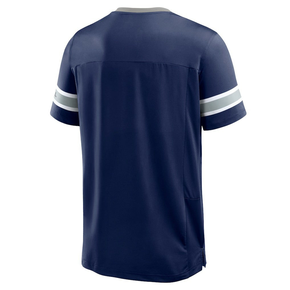 Dallas Cowboys Hometown Premium Hashmark V-Neck T-Shirt - Navy for sale