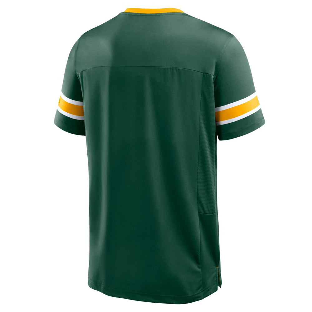 Green Bay Packers Hometown Premium Hashmark V-Neck T-Shirt - Green cheap
