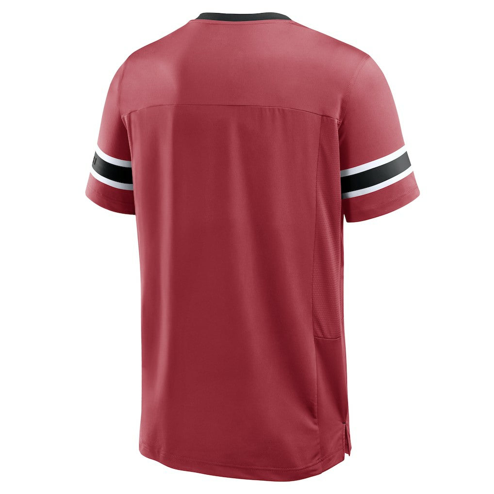 Arizona Cardinals Hometown Premium Hashmark V-Neck T-Shirt - Cardinal outlet