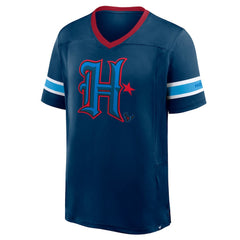 Houston Texans Redzone Hashmark V-Neck T-Shirt - Navy discount