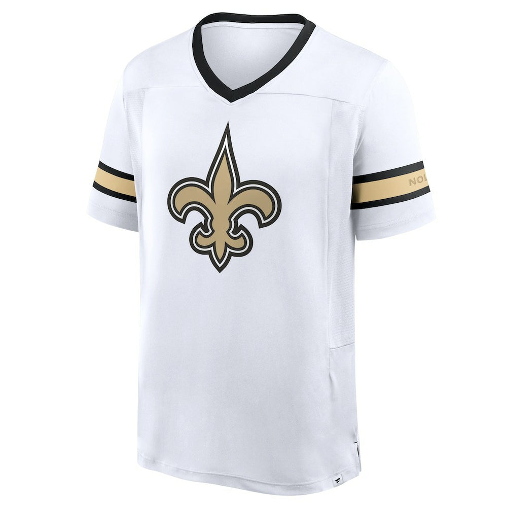 New Orleans Saints Redzone Hashmark V-Neck T-Shirt - White outlet