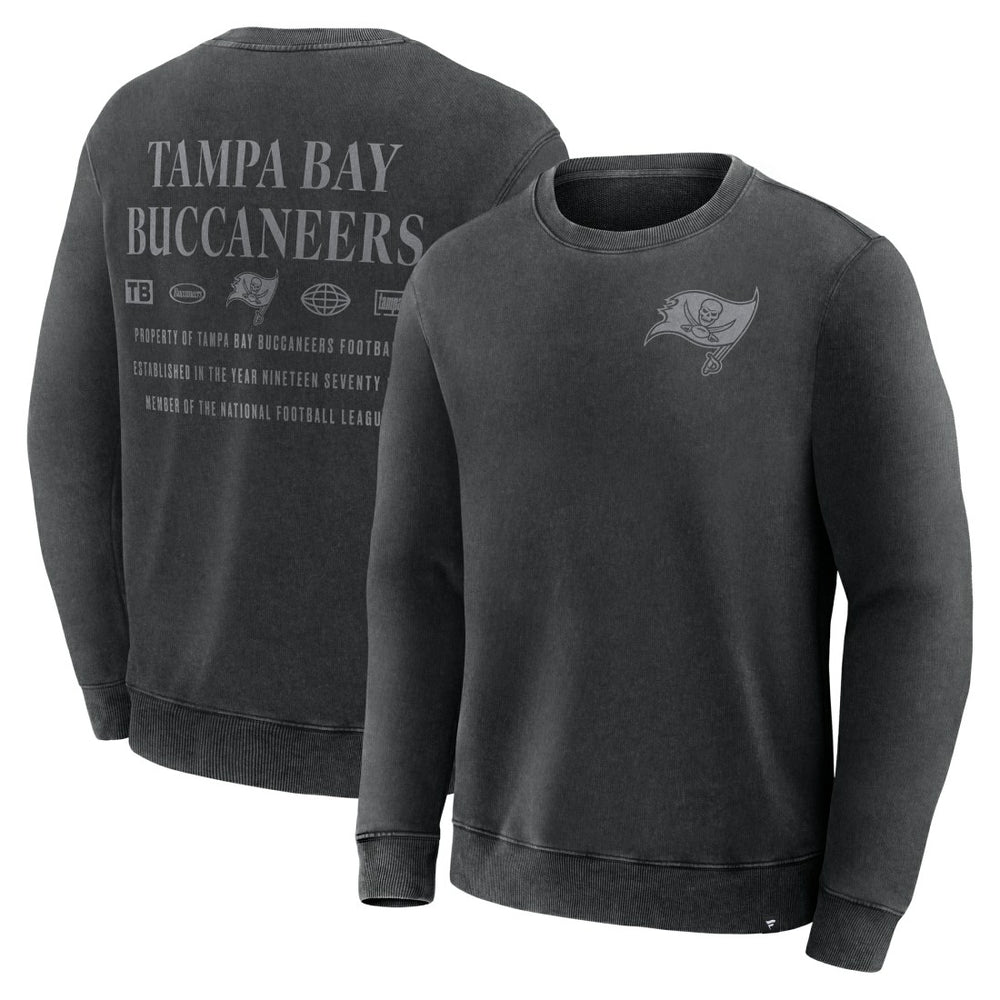 Tampa Bay Buccaneers Deep Route Pullover Sweatshirt - Black discount