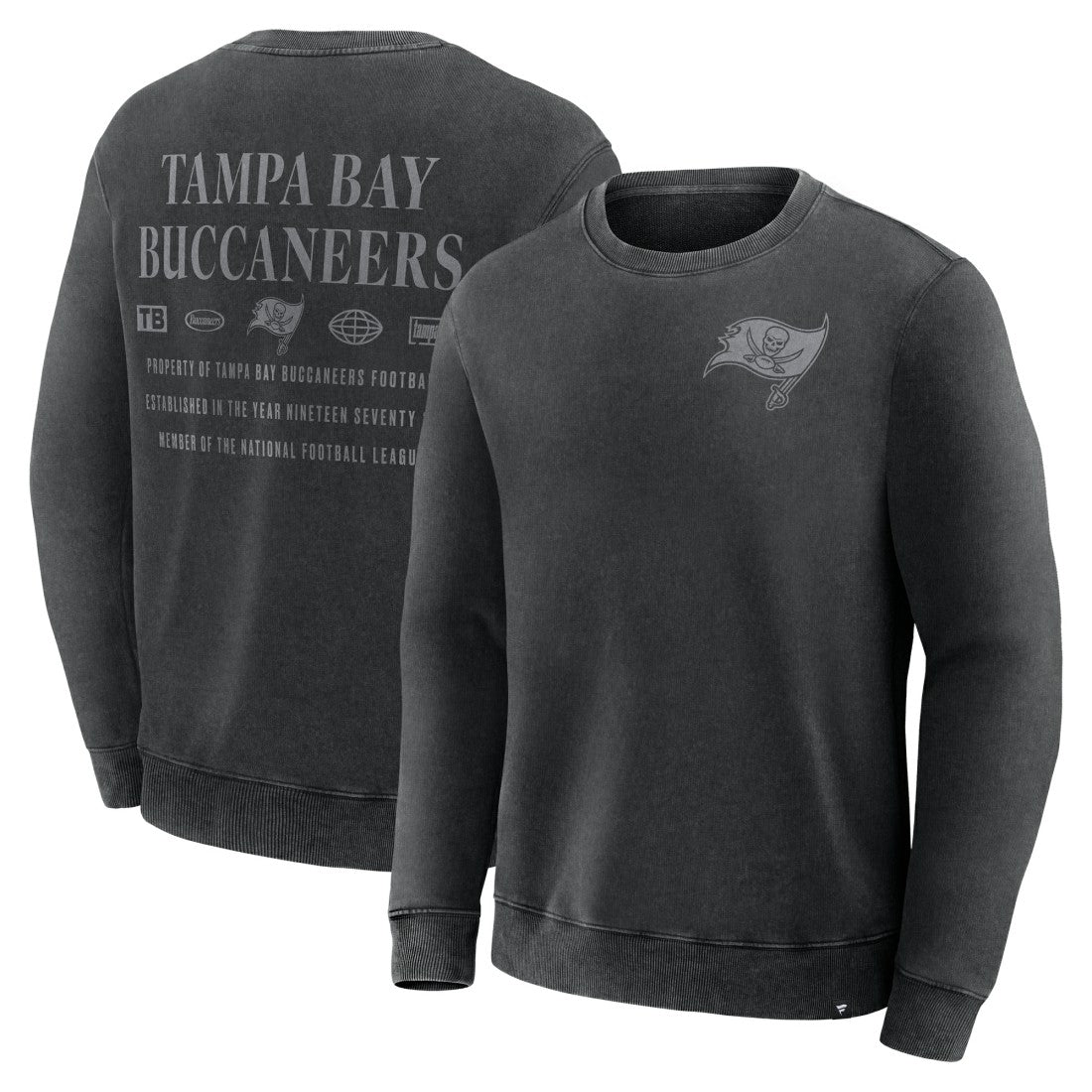 Tampa Bay Buccaneers Deep Route Pullover Sweatshirt - Black discount