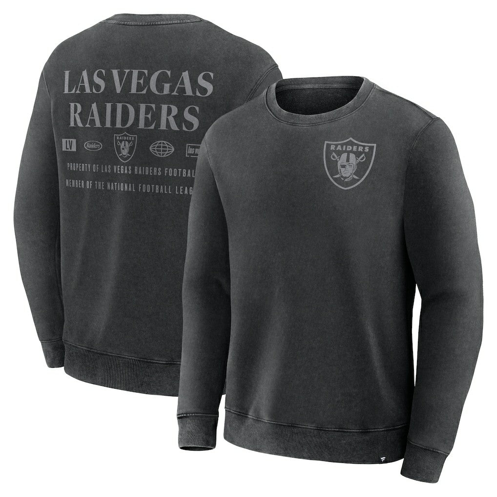Las Vegas Raiders Deep Route Pullover Sweatshirt - Black cheap