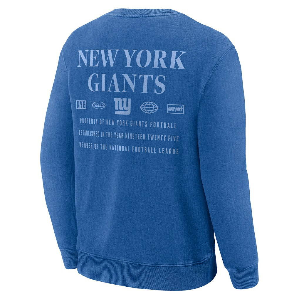 New York Giants Deep Route Pullover Sweatshirt - Royal online