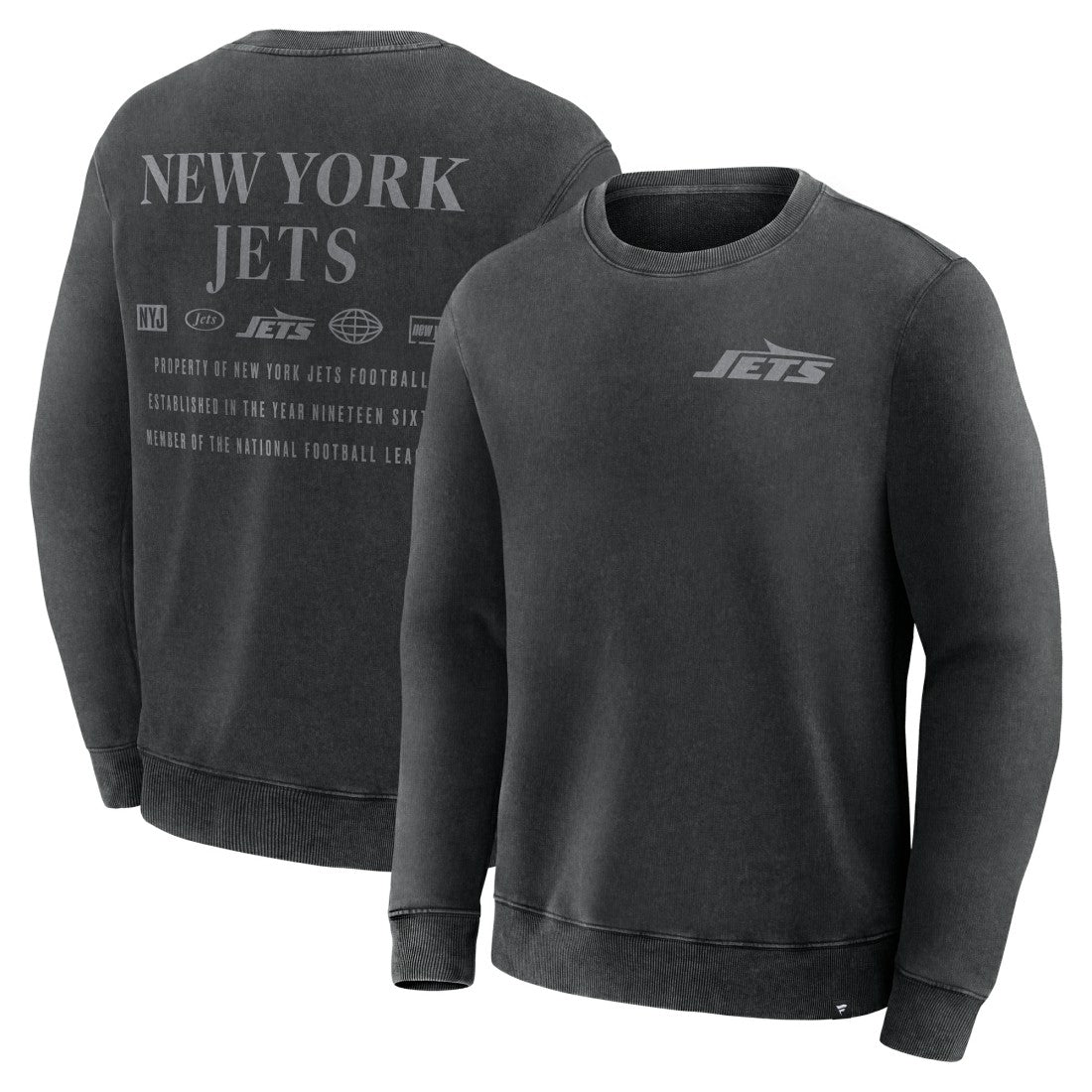 New York Jets Deep Route Pullover Sweatshirt - Black cheap