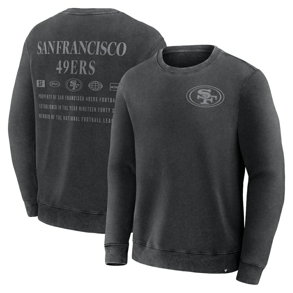San Francisco 49ers Deep Route Pullover Sweatshirt - Black online