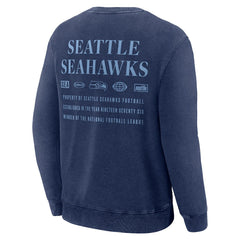 Seattle Seahawks Deep Route Pullover Sweatshirt - Navy outlet