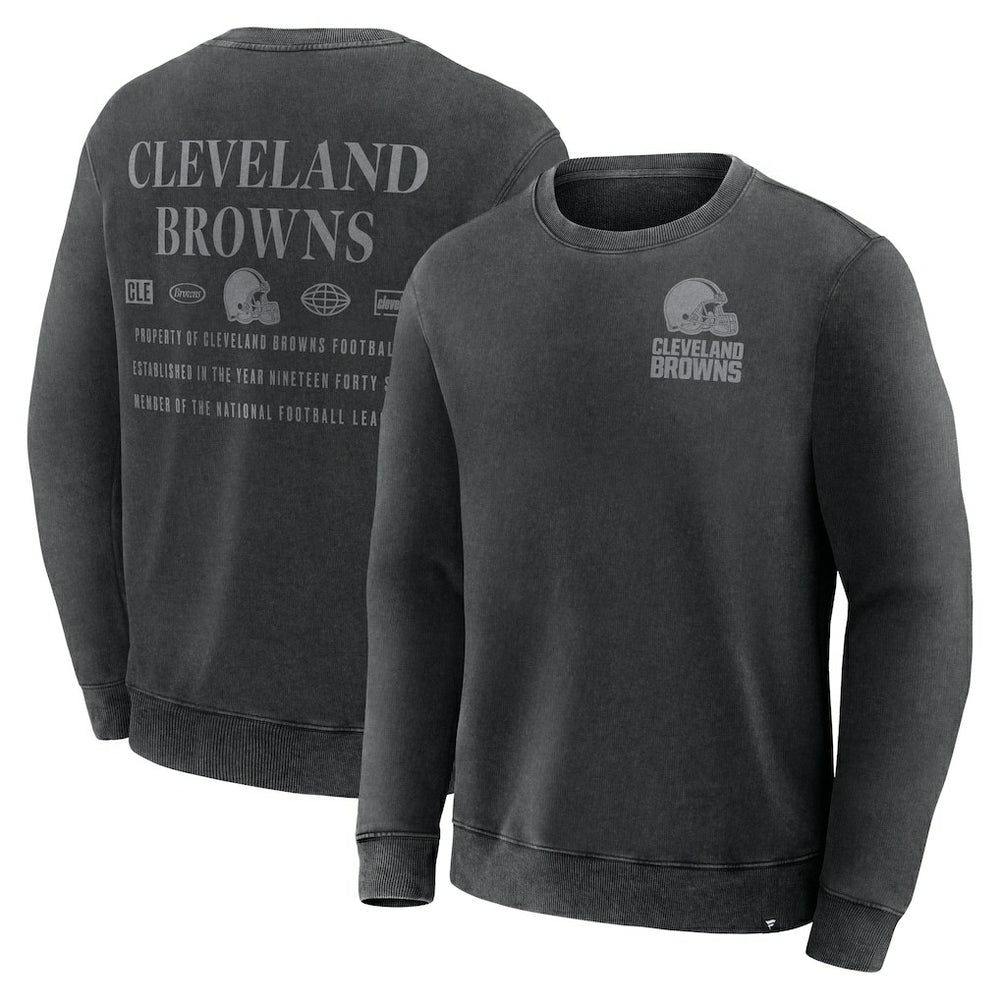 Cleveland Browns Deep Route Pullover Sweatshirt - Black cheap