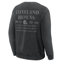 Cleveland Browns Deep Route Pullover Sweatshirt - Black cheap