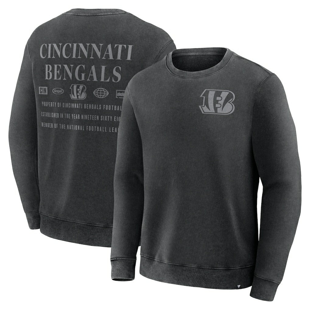 Cincinnati Bengals Deep Route Pullover Sweatshirt - Black on sale
