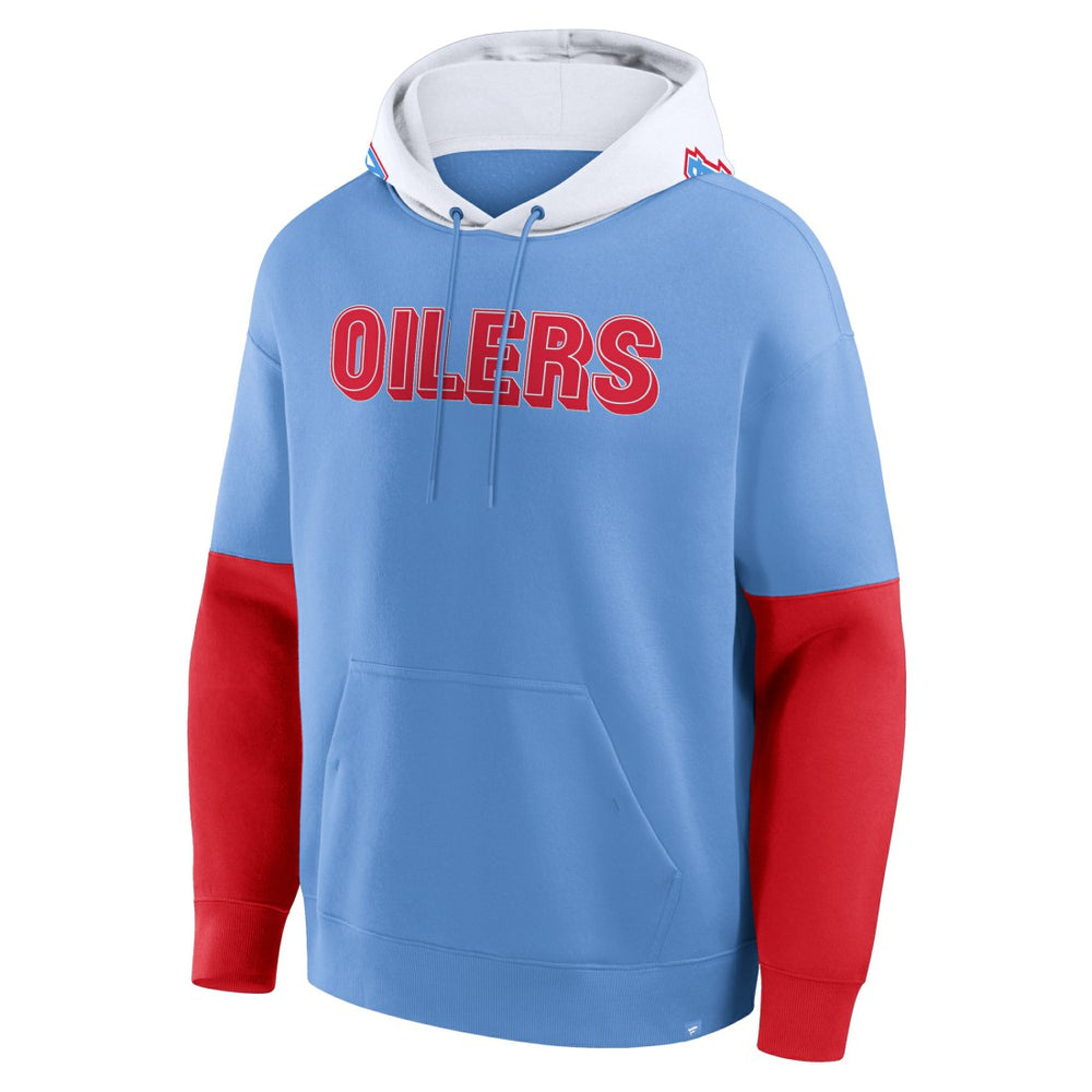 Tennessee Titans Helmet Retro Pullover Hoodie - Light Blue on sale
