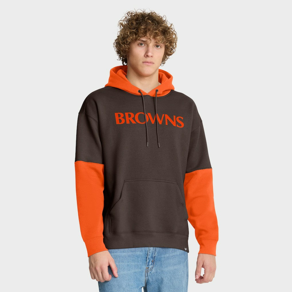 Cleveland Browns Helmet Retro Pullover Hoodie - Brown outlet