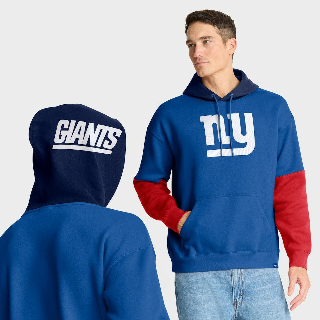 New York Giants Helmet Retro Pullover Hoodie - Royal sale