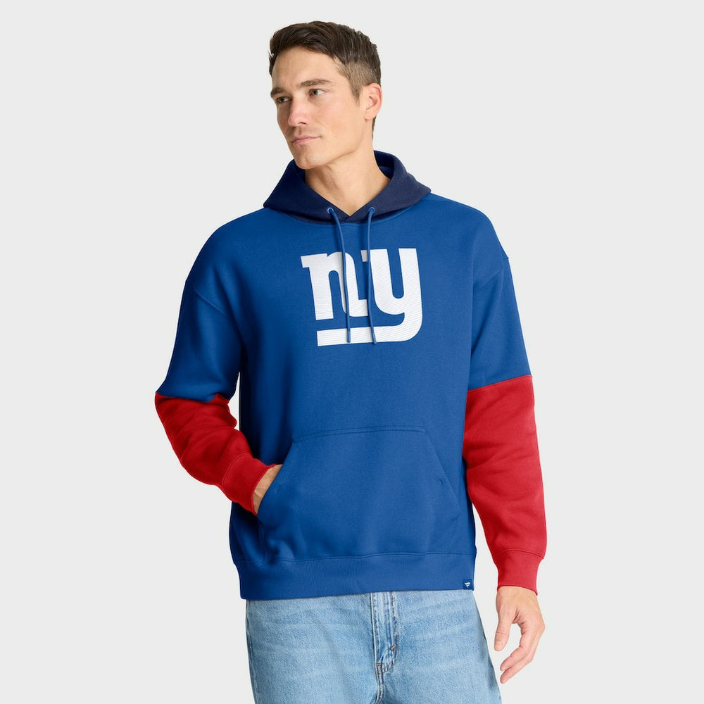 New York Giants Helmet Retro Pullover Hoodie - Royal sale