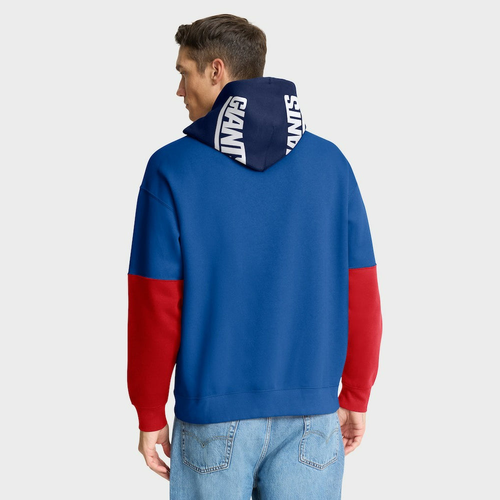New York Giants Helmet Retro Pullover Hoodie - Royal sale