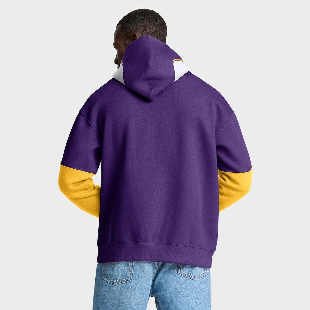 Minnesota Vikings Helmet Retro Pullover Hoodie - Purple for sale