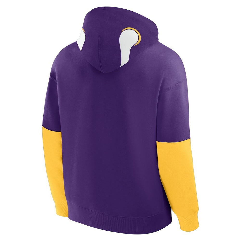 Minnesota Vikings Helmet Retro Pullover Hoodie - Purple for sale