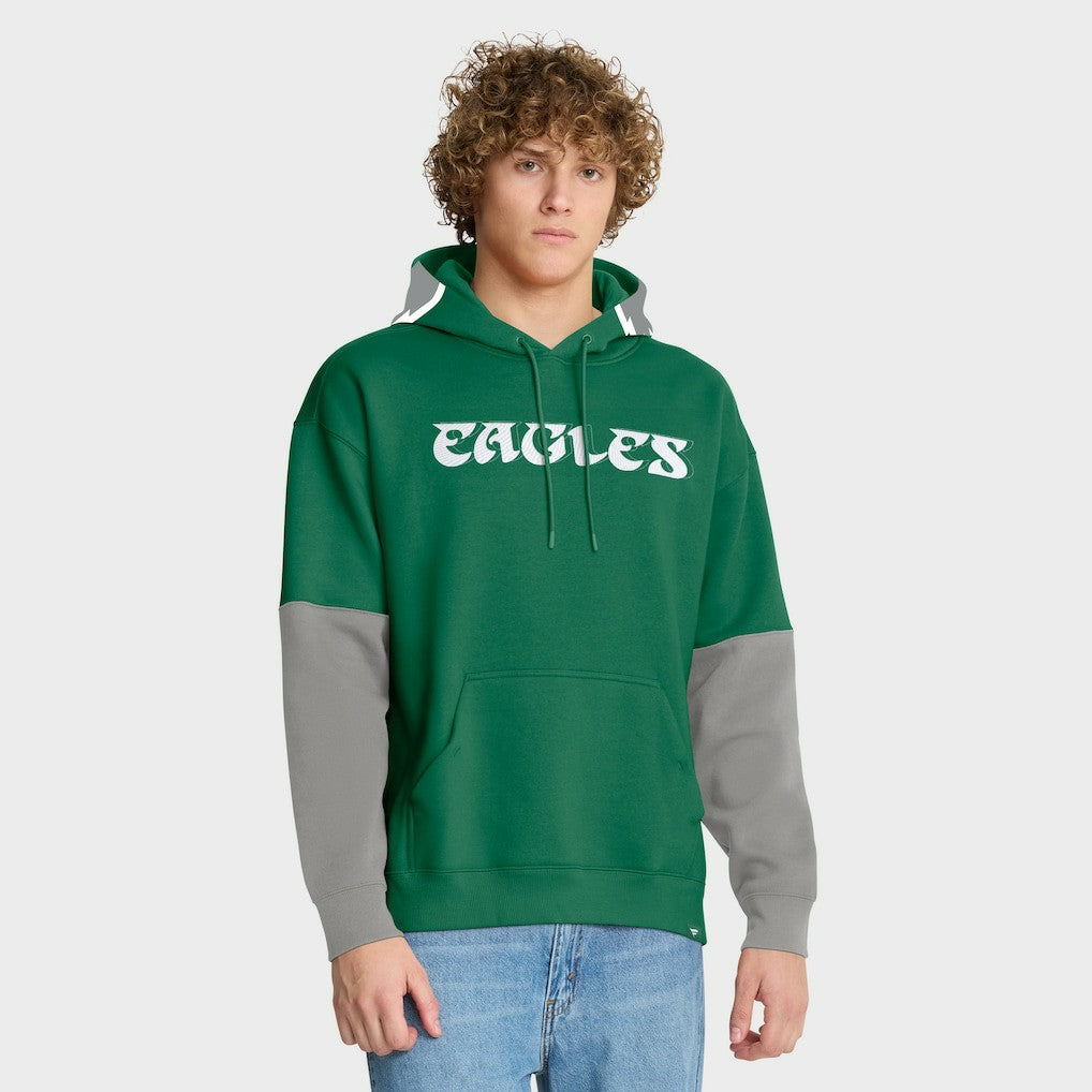 Philadelphia Eagles Helmet Retro Pullover Hoodie - Kelly Green online