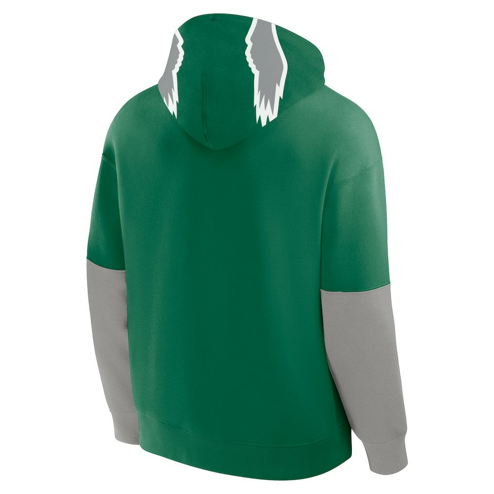 Philadelphia Eagles Helmet Retro Pullover Hoodie - Kelly Green online