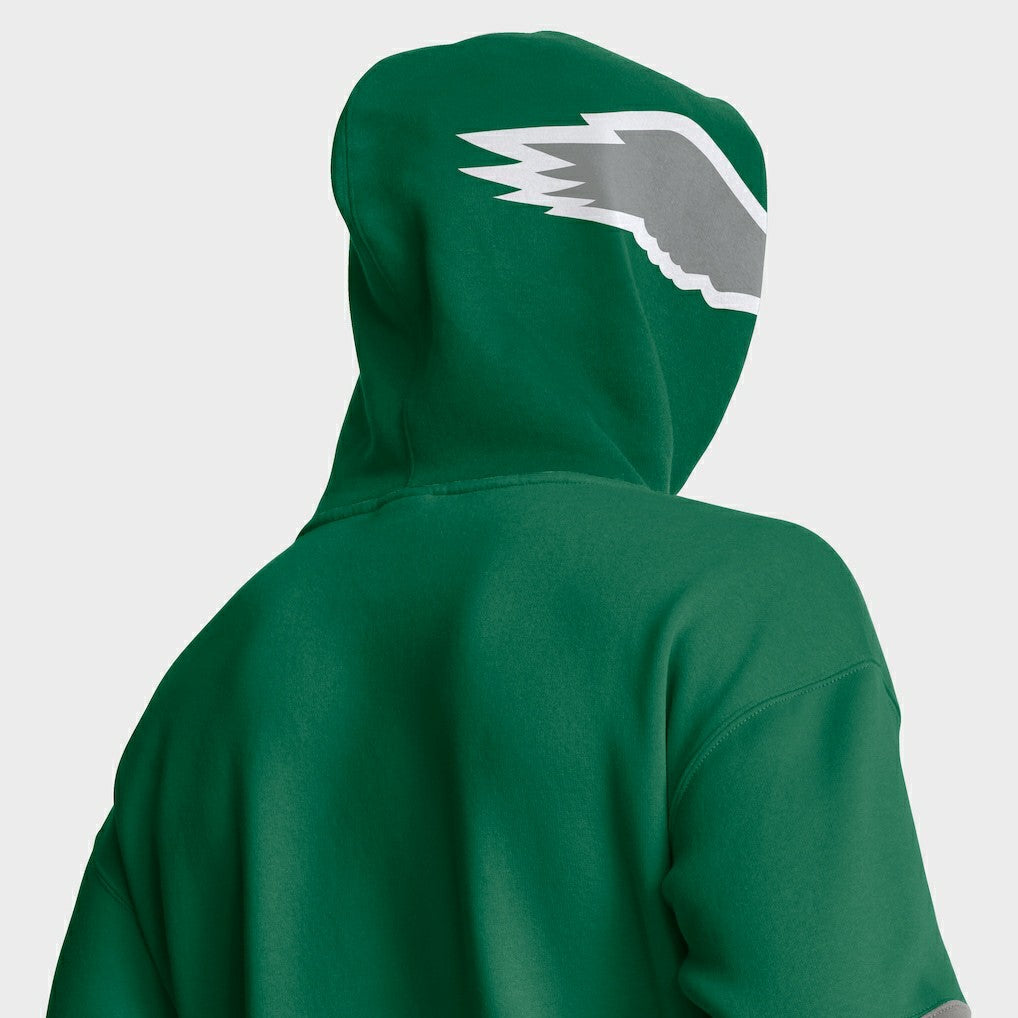 Philadelphia Eagles Helmet Retro Pullover Hoodie - Kelly Green online