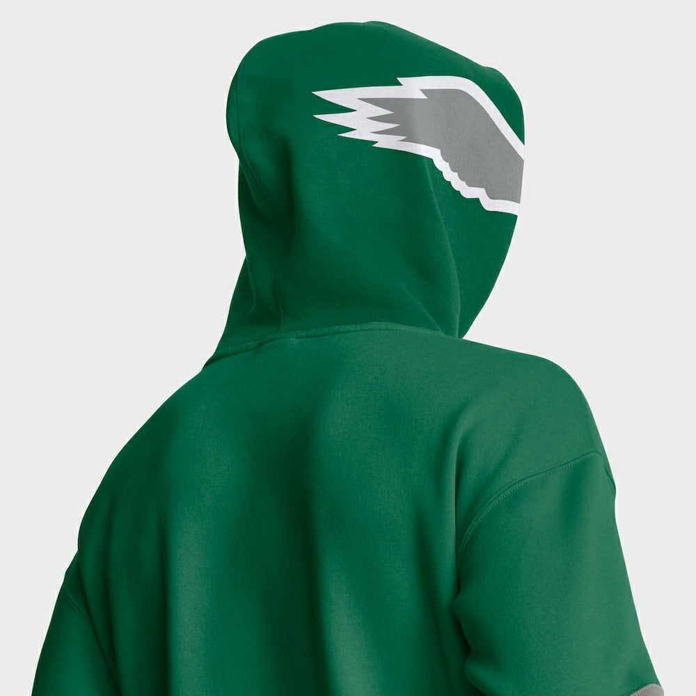 Philadelphia Eagles Helmet Retro Pullover Hoodie - Kelly Green online