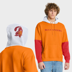 Tampa Bay Buccaneers Helmet Retro Pullover Hoodie - Tan on sale