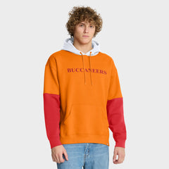 Tampa Bay Buccaneers Helmet Retro Pullover Hoodie - Tan on sale