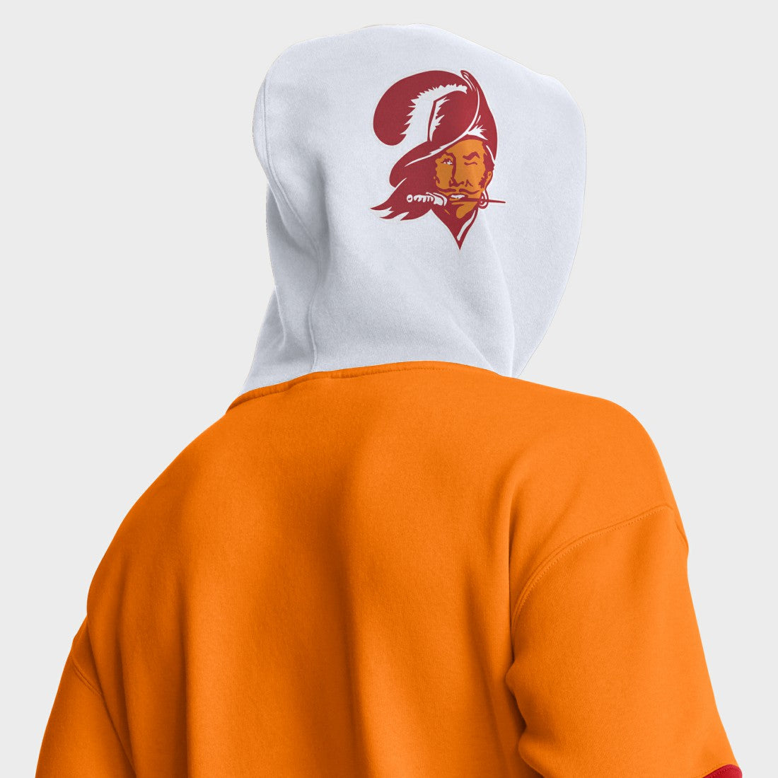Tampa Bay Buccaneers Helmet Retro Pullover Hoodie - Tan on sale