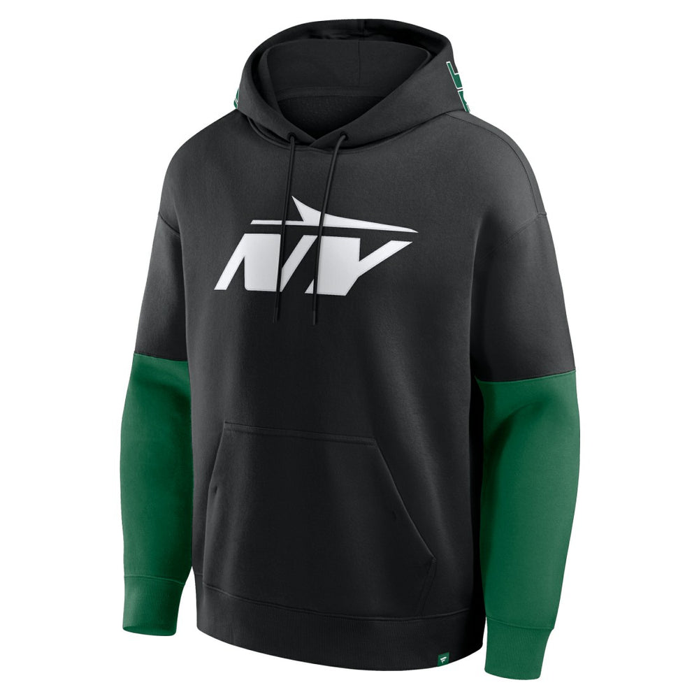 New York Jets Helmet Alt Pullover Hoodie - Black cheap