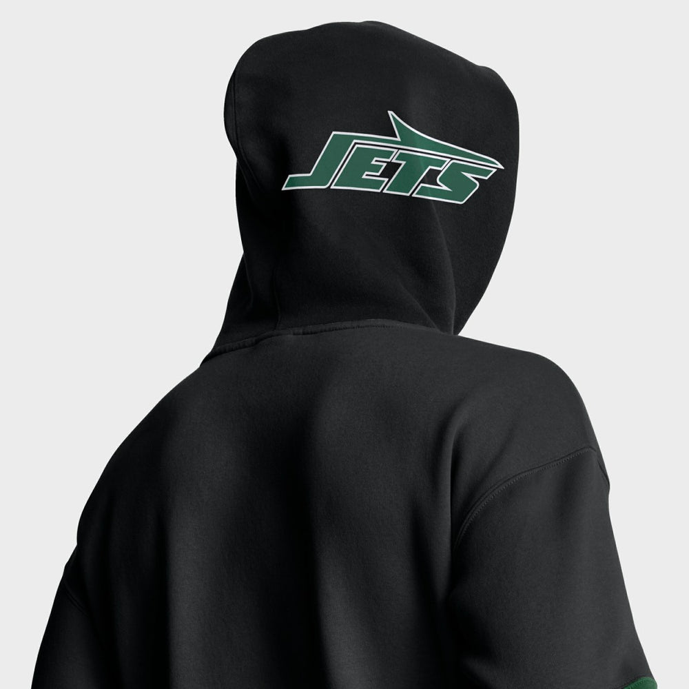 New York Jets Helmet Alt Pullover Hoodie - Black cheap