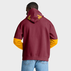 Washington Commanders Helmet Pullover Hoodie - Burgundy on sale