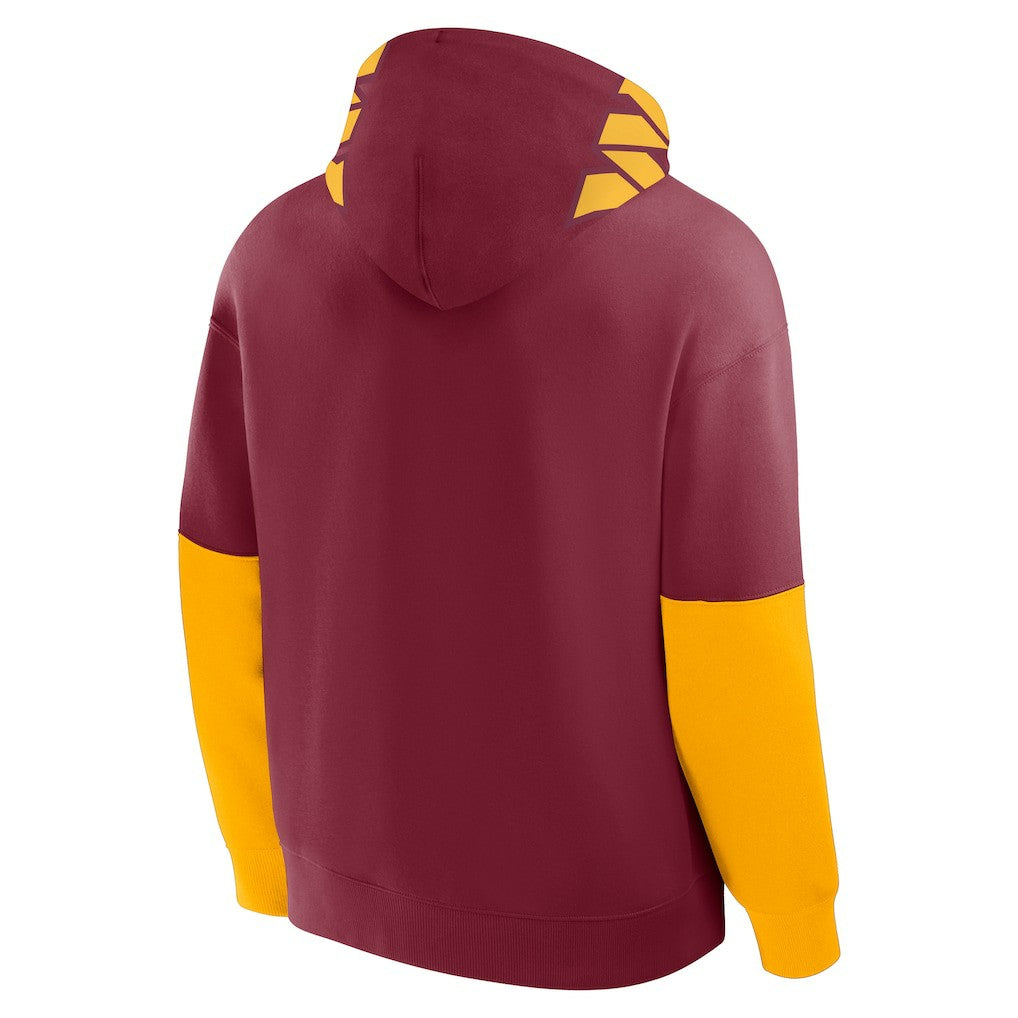 Washington Commanders Helmet Pullover Hoodie - Burgundy on sale