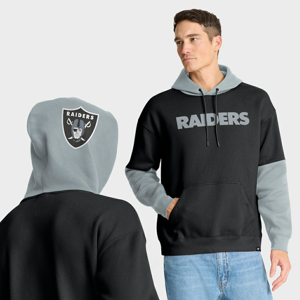 Las Vegas Raiders Helmet Pullover Hoodie - Black discount