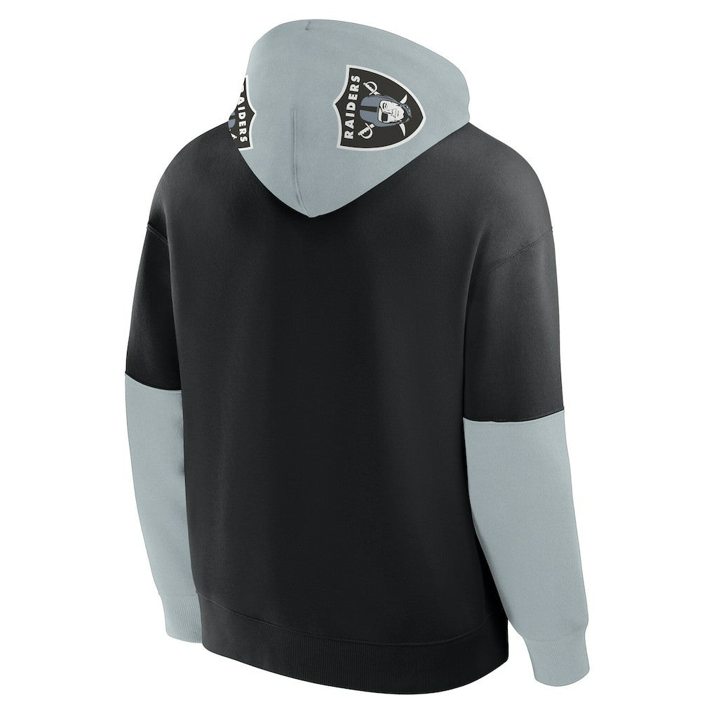 Las Vegas Raiders Helmet Pullover Hoodie - Black discount