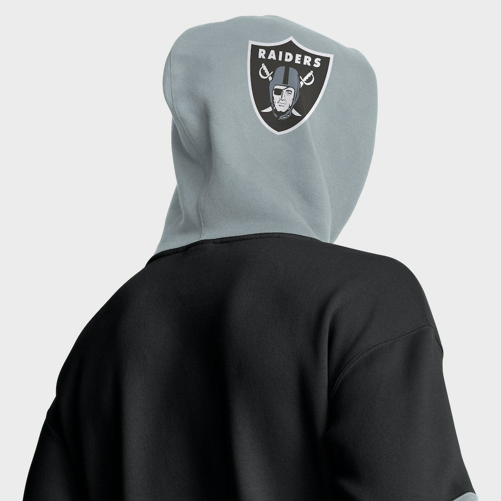 Las Vegas Raiders Helmet Pullover Hoodie - Black discount