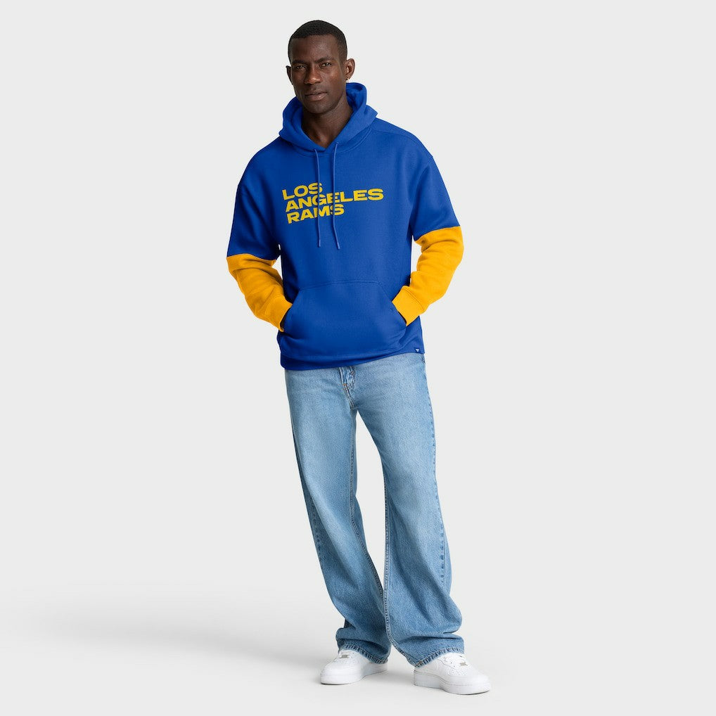 Los Angeles Rams Helmet Pullover Hoodie - Royal on sale