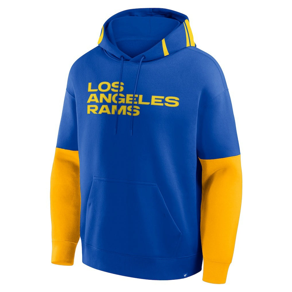 Los Angeles Rams Helmet Pullover Hoodie - Royal on sale