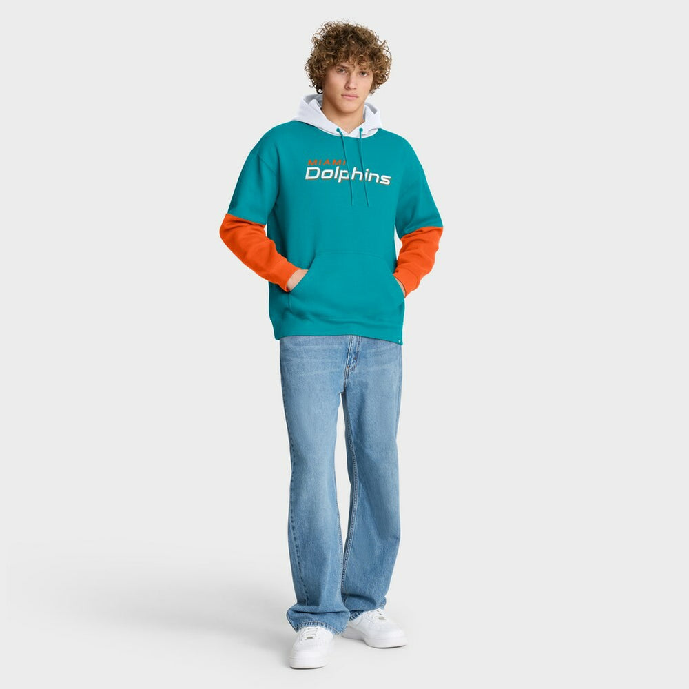 Miami Dolphins Helmet Pullover Hoodie - Aqua outlet