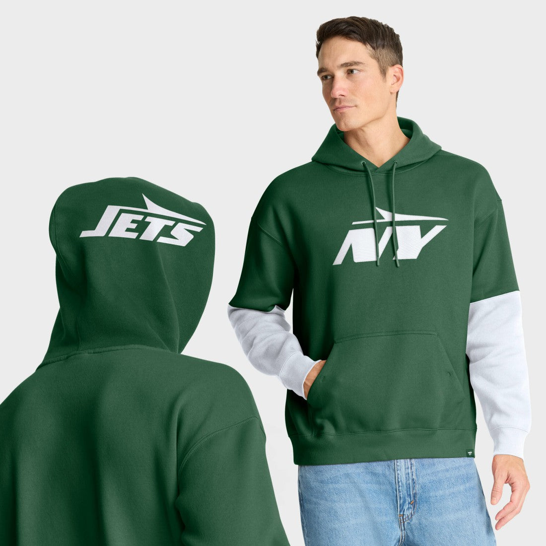 New York Jets Helmet Pullover Hoodie - Green online