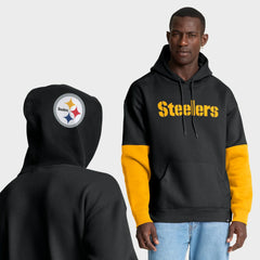 Pittsburgh Steelers Helmet Pullover Hoodie - Black online