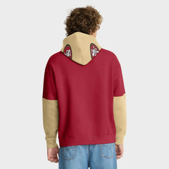 San Francisco 49ers Helmet Pullover Hoodie - Scarlet cheap