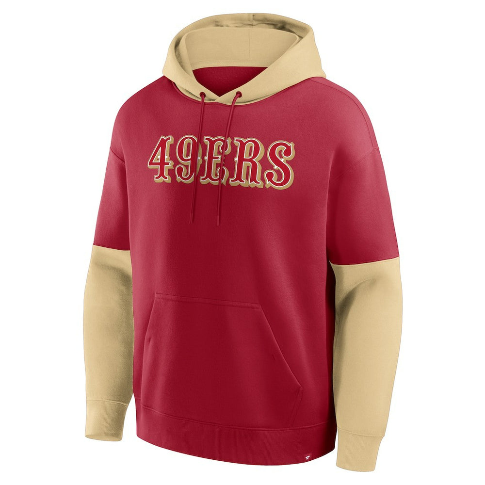 San Francisco 49ers Helmet Pullover Hoodie - Scarlet cheap
