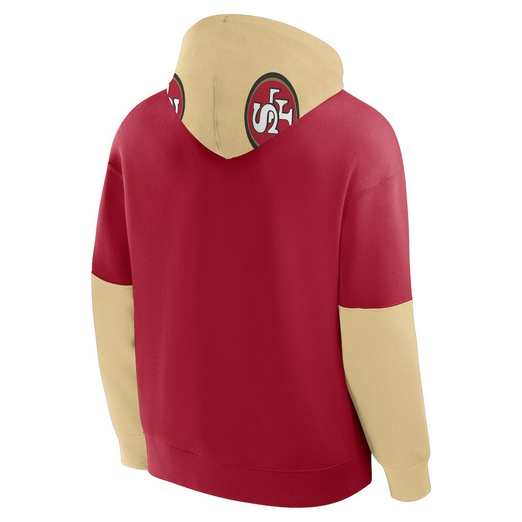 San Francisco 49ers Helmet Pullover Hoodie - Scarlet cheap