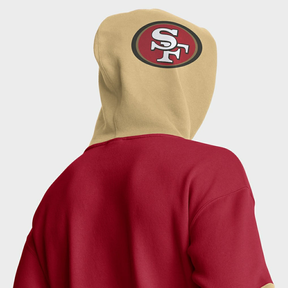 San Francisco 49ers Helmet Pullover Hoodie - Scarlet cheap