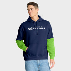 Seattle Seahawks Helmet Pullover Hoodie - College Navy outlet