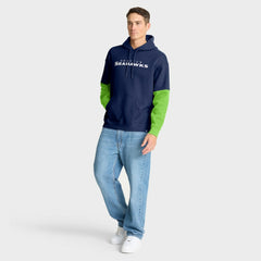 Seattle Seahawks Helmet Pullover Hoodie - College Navy outlet