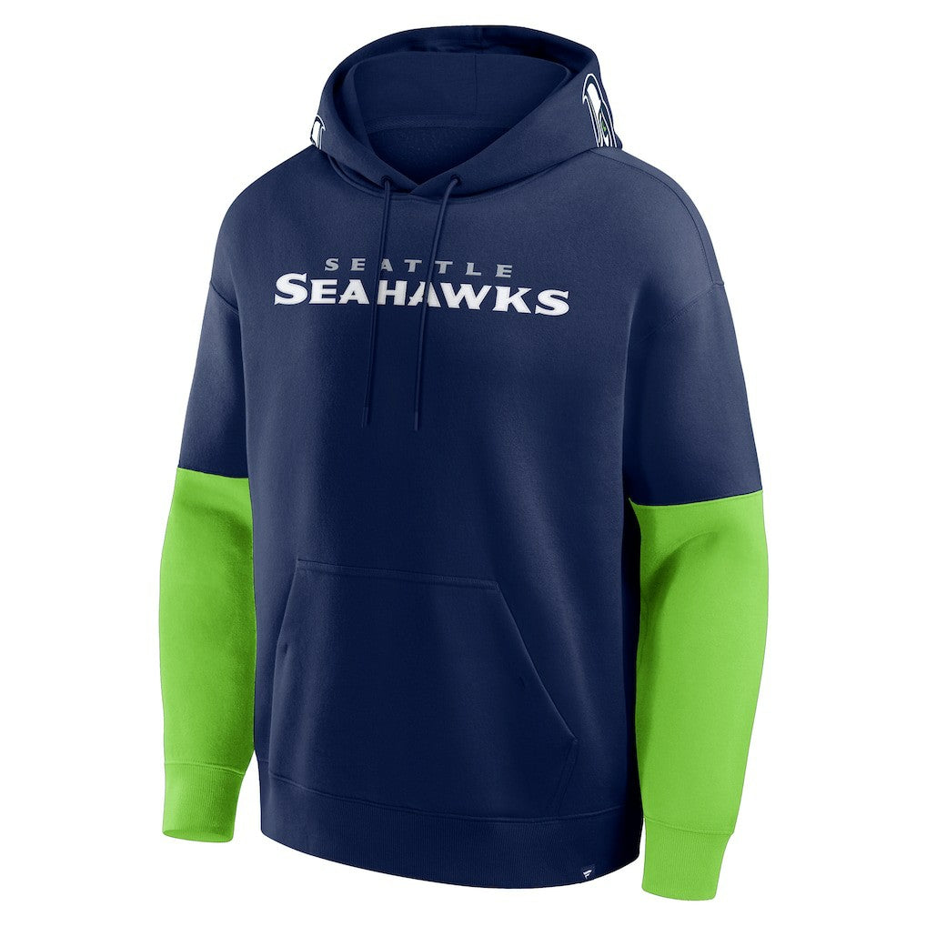 Seattle Seahawks Helmet Pullover Hoodie - College Navy outlet