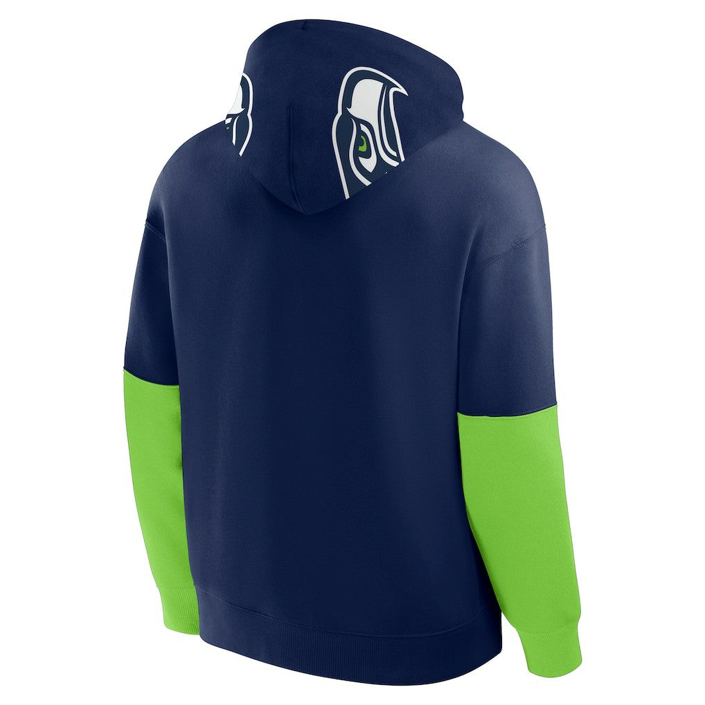 Seattle Seahawks Helmet Pullover Hoodie - College Navy outlet